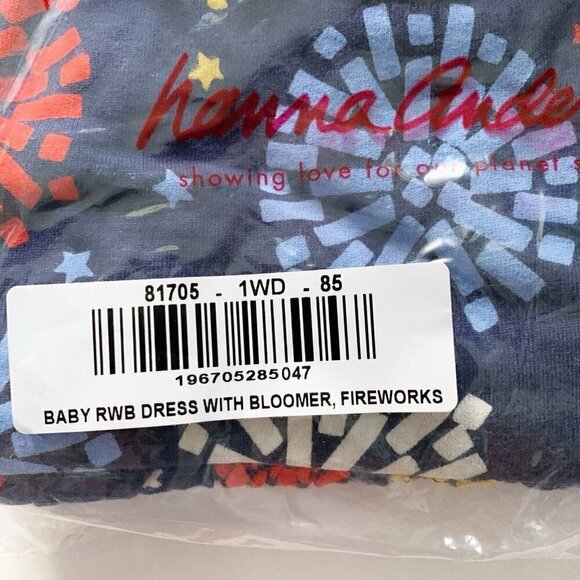 Hanna Andersson Baby Girl Dress & Bloomer Set 2T 85 cm - Picture 7 of 8